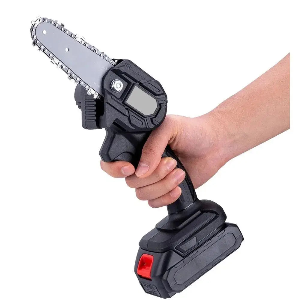 Mini Motosierra Recargable Pro™ Corta Rápido y Sin Esfuerzo