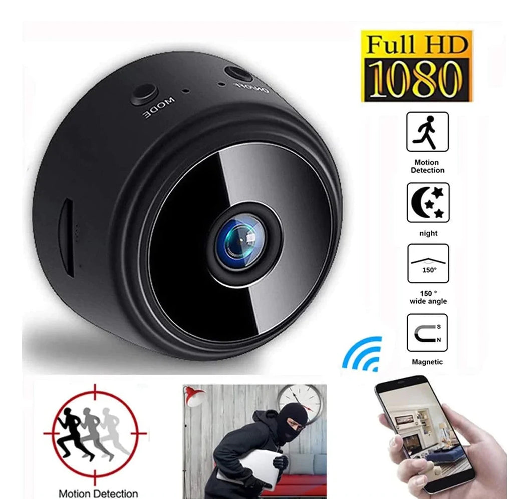 Mini Cámara Espía WiFi 1080P Monitorea Tu Hogar en Tiempo Real