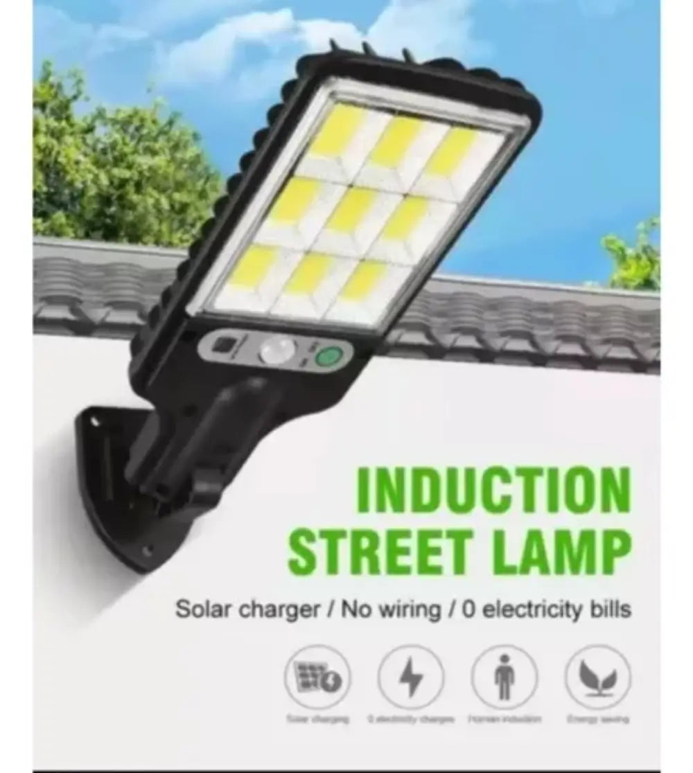 Lámpara Solar LED Exterior Iluminación Automática y Ahorro de Energía