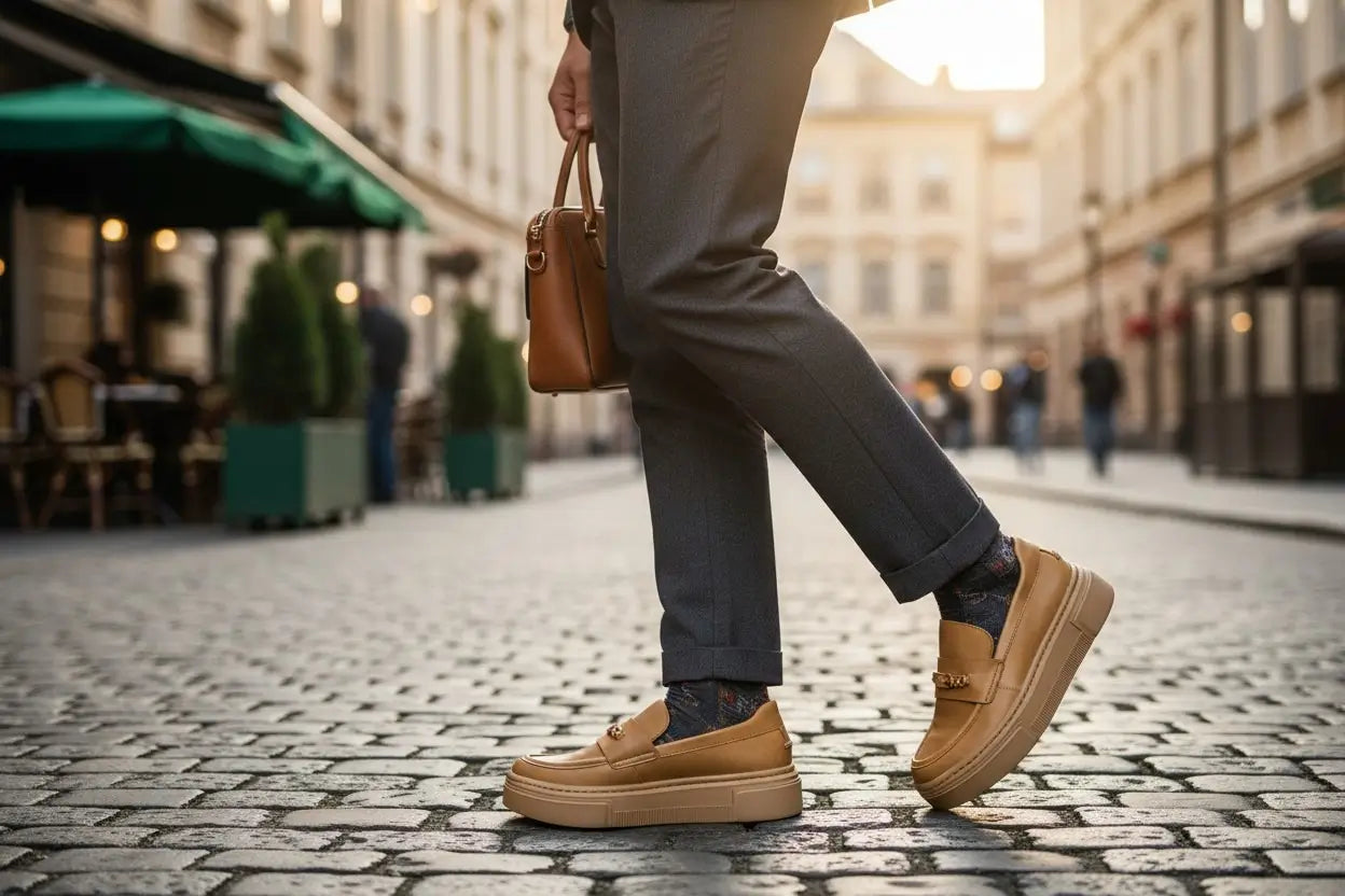 Mocasines RoyalStep™  Elegancia Chunky y Confort Premium