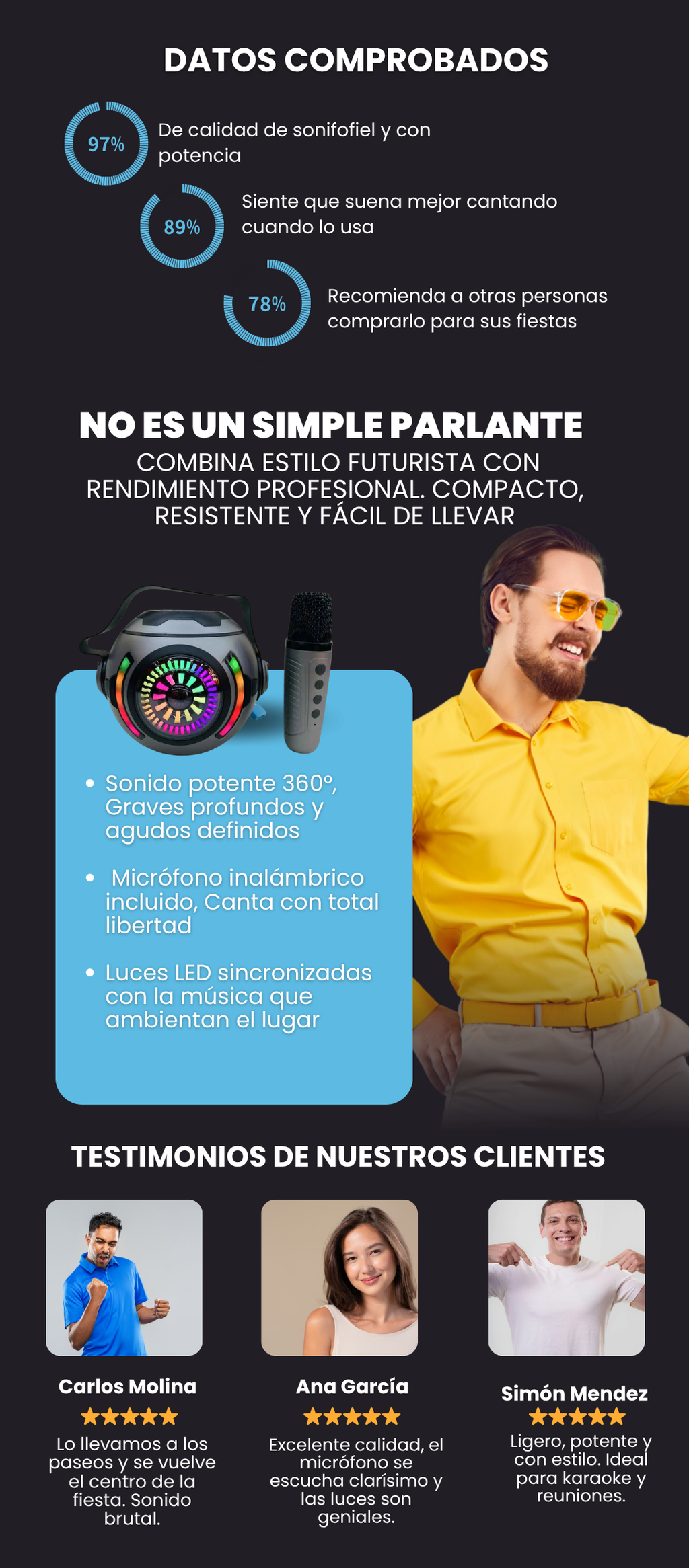 KaraSound™ Tu fiesta en cualquier lugar