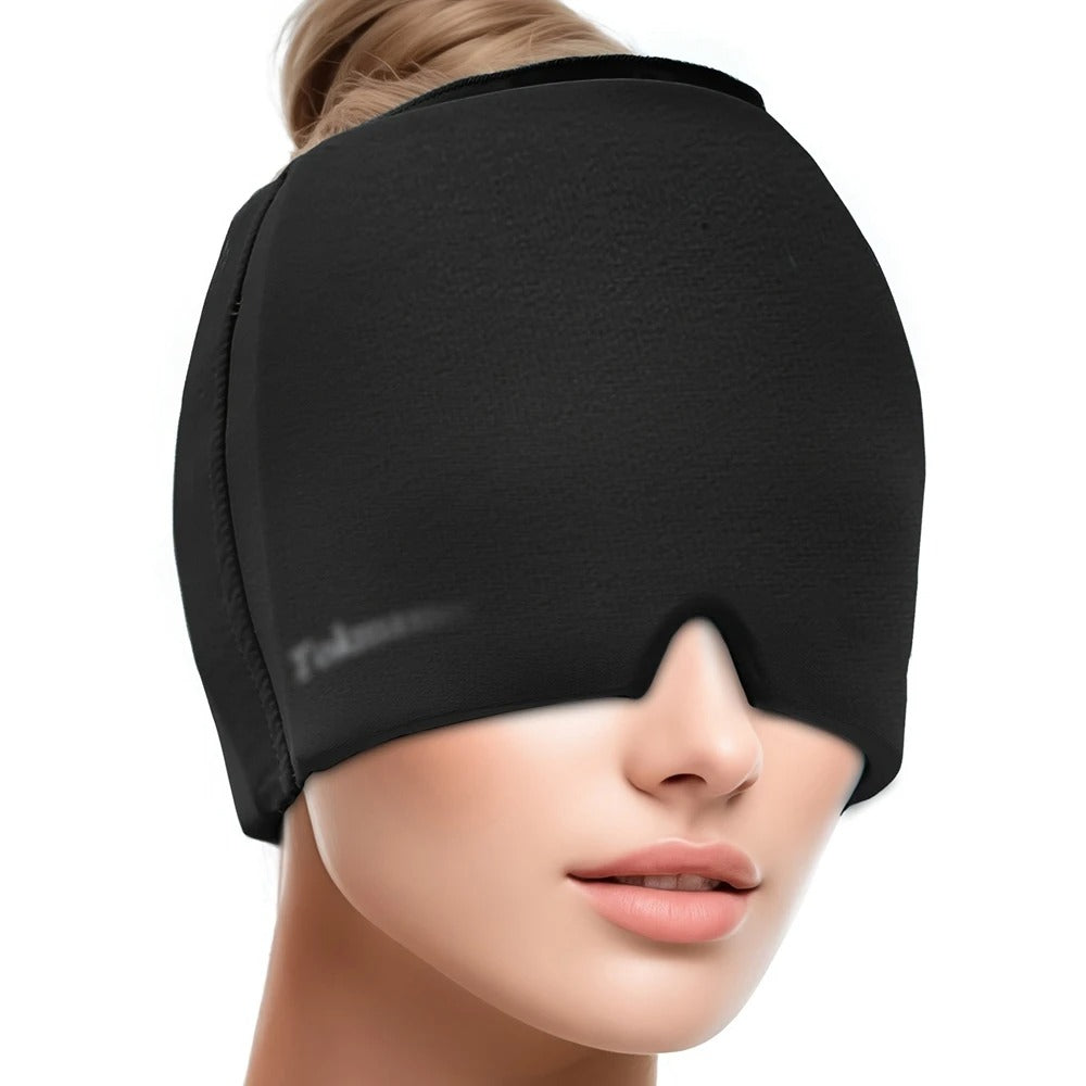 MigraRelief™ Máscara de gel terapéutica para migraña y estrés